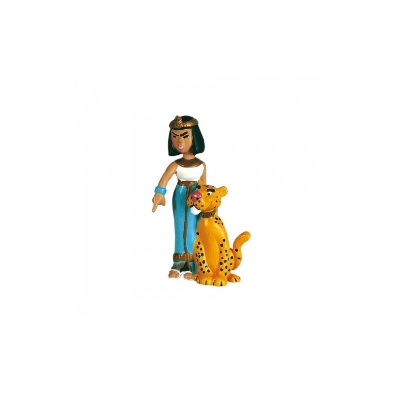 FIGURA ASTERIX (CLEOPATRA CON LEOPARDO)