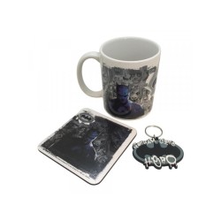 BATMAN DC COMICS SET DE REGALO TAZA + POSAVASOS + LLAVERO