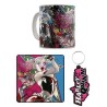 HARLEY QUINN DC COMICS SET DE REGALO TAZA + POSAVASOS + LLAVERO