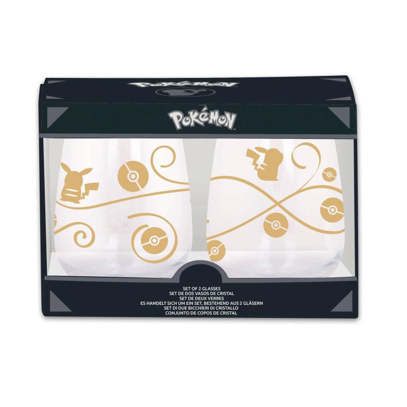 POKEMON VASOS DE CRISTAL (PACK 2 UNIDADES)