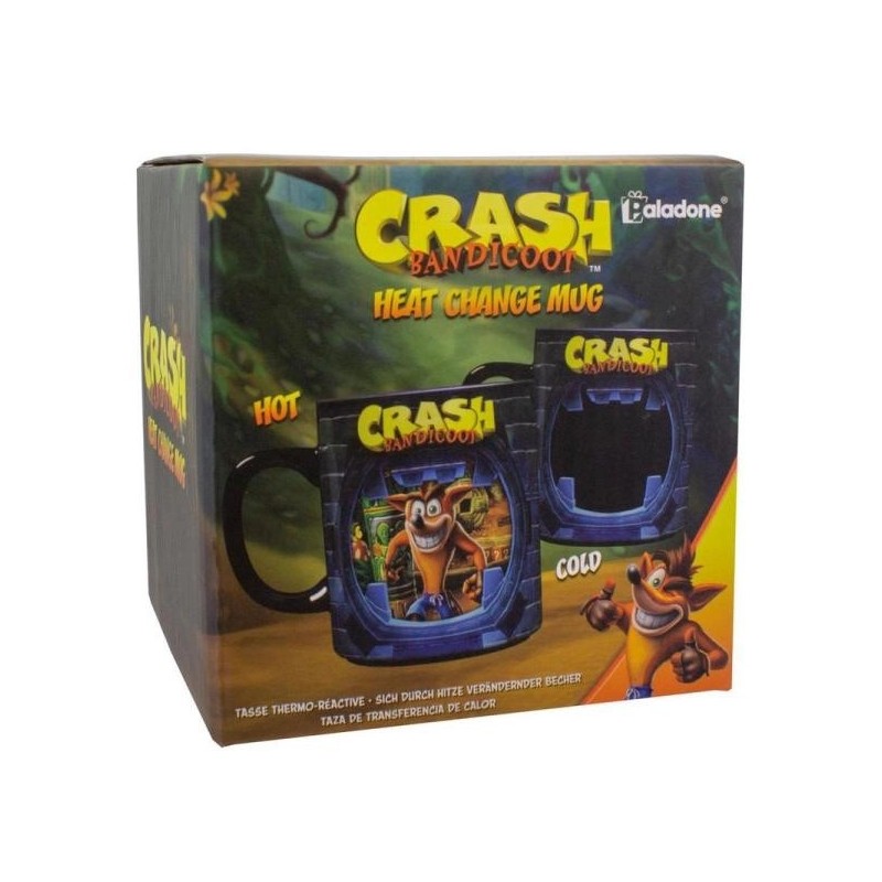 CRASH BANDICOOT TAZA SENSITIVA AL CALOR