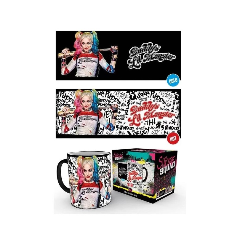 TAZA SUICIDE SQUAD DADDY'S LIL MONSTER SENSITIVA AL CALOR