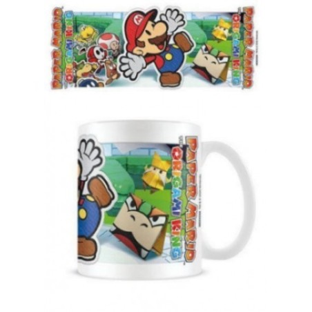 TAZA PAPER MARIO ORIGAMI KING