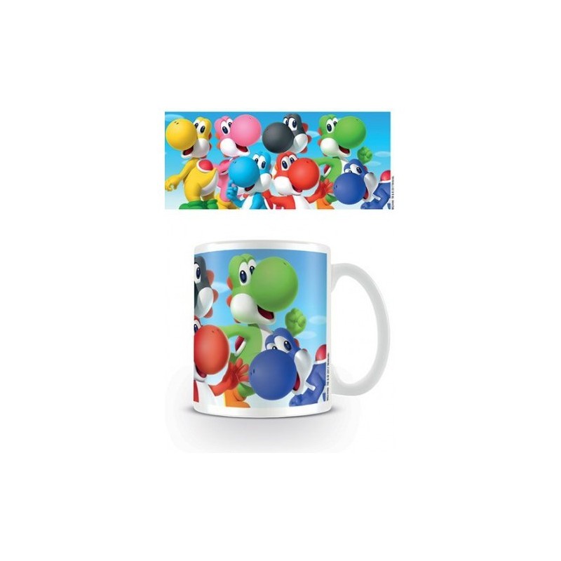 TAZA MARIO BROS YOSHIS