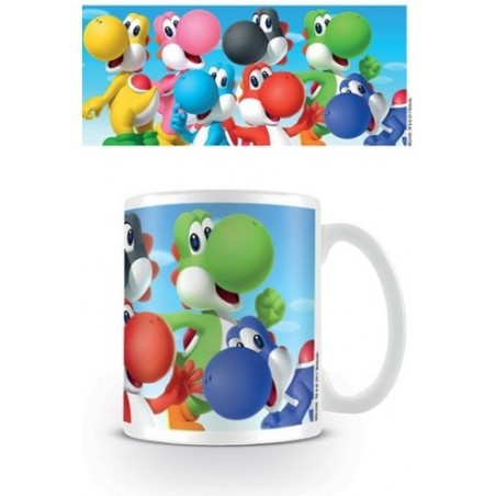 TAZA MARIO BROS YOSHIS