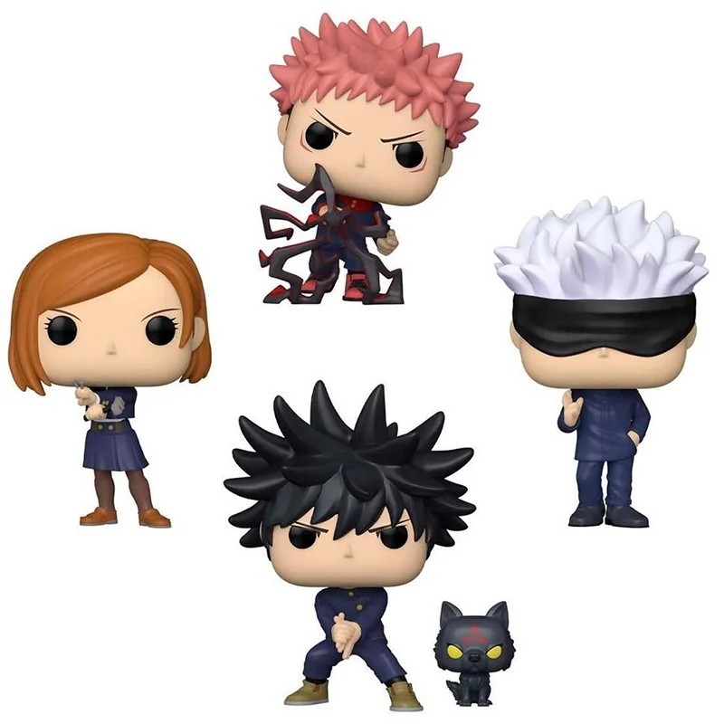 FUNKO POP! JUJUTSU KAISEN PACK 4 (YUJI/MEGUMI/NOBARA/GOJO)