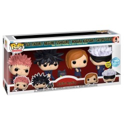 FUNKO POP! JUJUTSU KAISEN PACK 4 (YUJI/MEGUMI/NOBARA/GOJO)