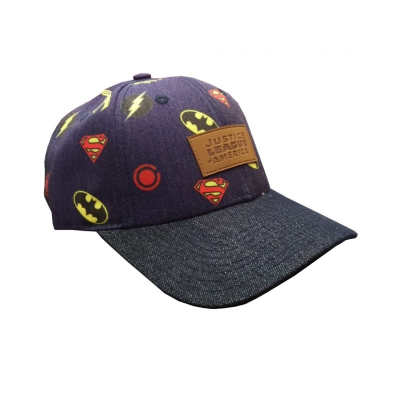 GORRA JUSTICE LEAGUE SIMBOLOS