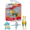 POKEMON BATTLE FIGURE SET (SQUIRTLE - BOLTUND - MACHOP)
