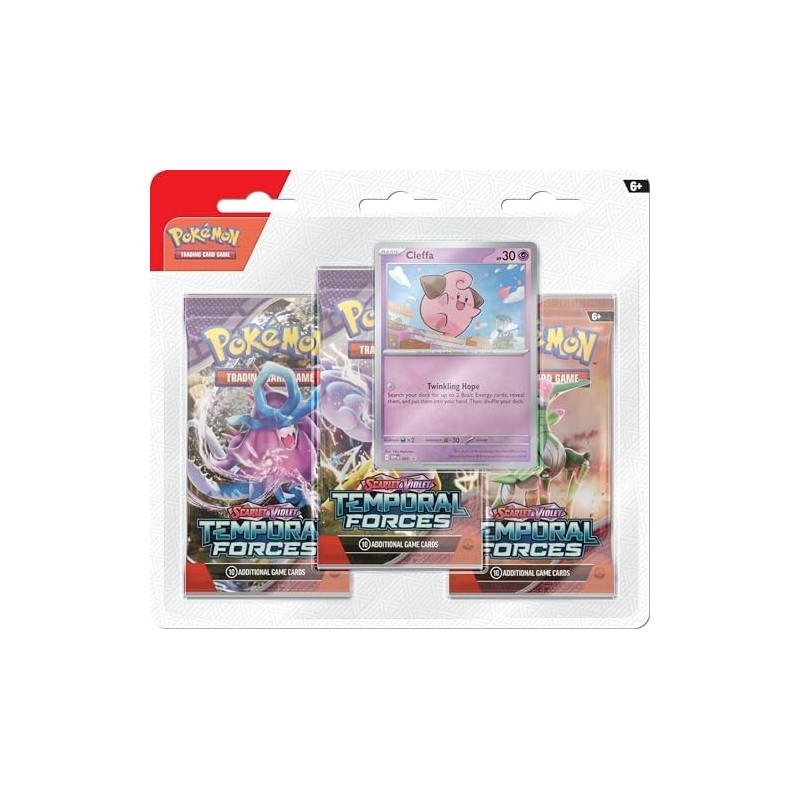 CARTAS POKEMON TCG SCARLET & VIOLET - TEMPORAL FORCES PACK 3