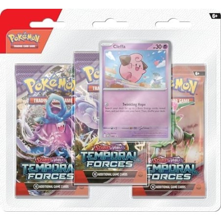 CARTAS POKEMON TCG SCARLET & VIOLET - TEMPORAL FORCES PACK 3