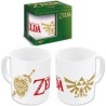 TAZA ZELDA BLANCA 2 ESCUDOS 325ML