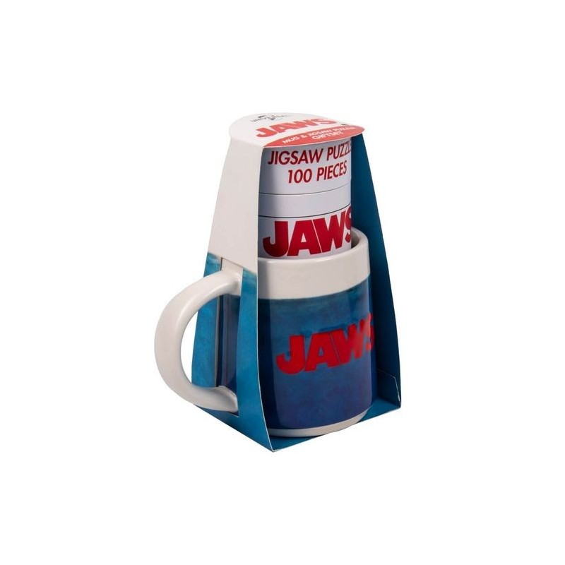 TAZA TIBURON + PUZZLE