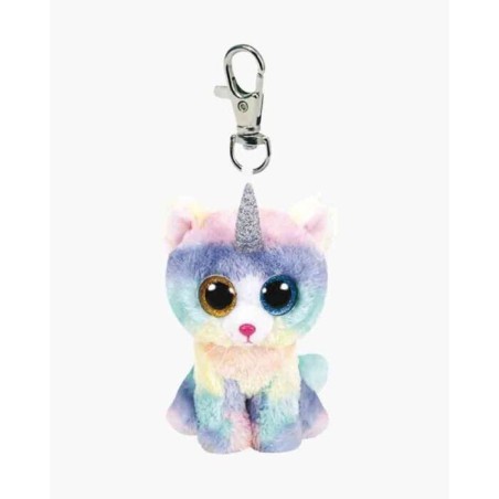 PELUCHE TY LLAVERO GATO CON CUERNO (HEATHER)