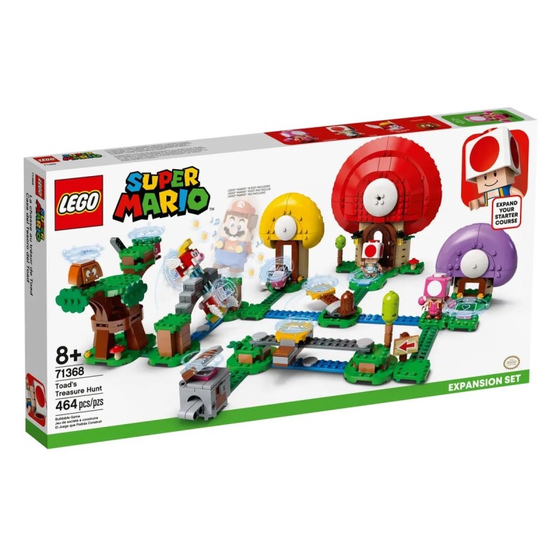 LEGO SUPER MARIO 71368 CAZA DEL TESORO DE TOAD - EXPANSION SET