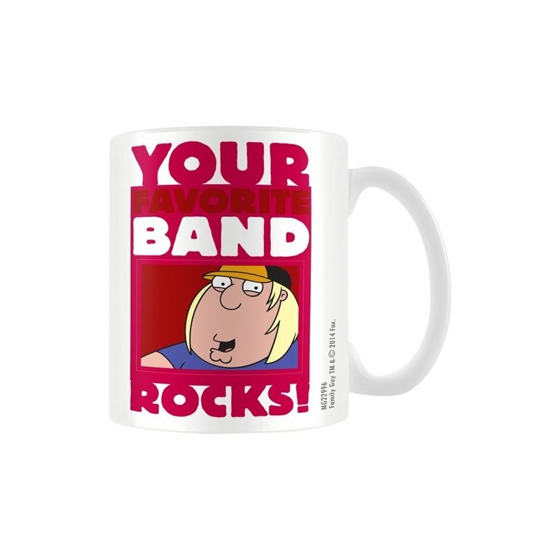 TAZA PADRE DE FAMILIA (YOUR FAVORITE BAND ROCKS)