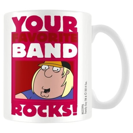 TAZA PADRE DE FAMILIA (YOUR FAVORITE BAND ROCKS)