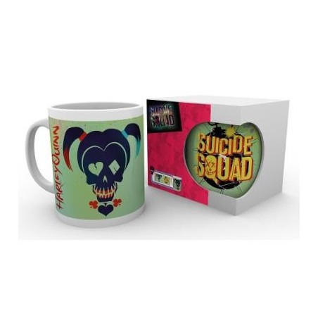 TAZA SUICIDE SQUAD HARLEY SKULL