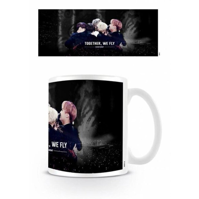TAZA BTS TOGETHER WE FLY