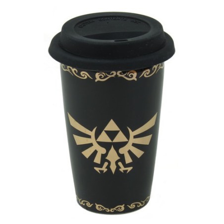 TAZA DE VIAJE DE ZELDA TRIFUERZA