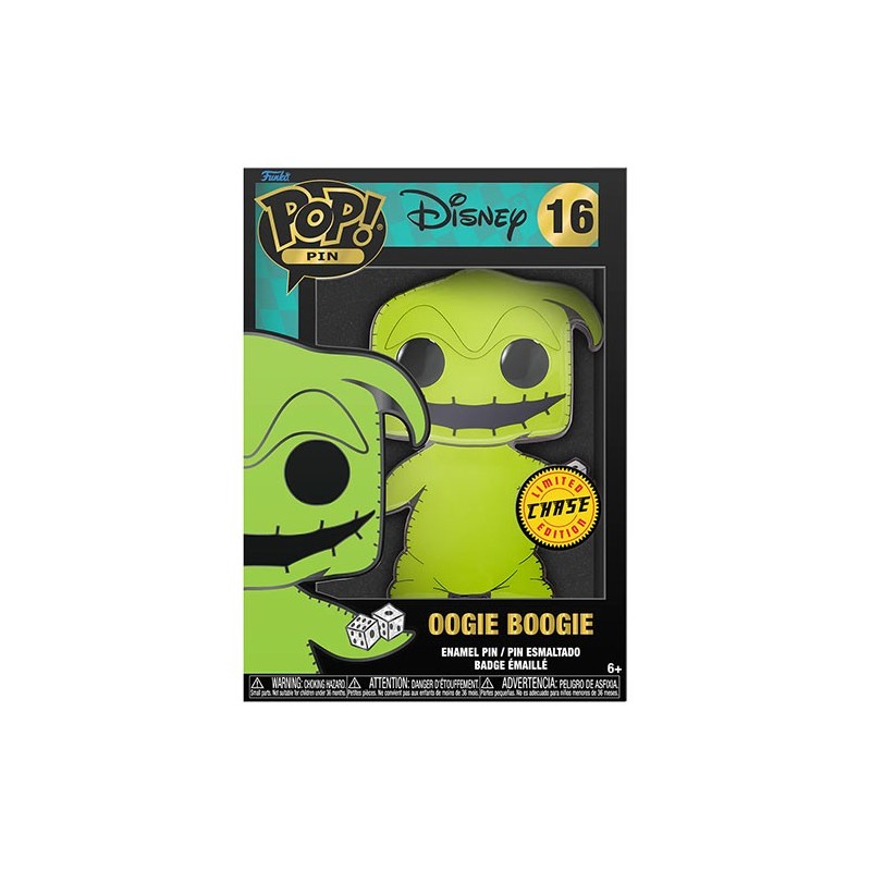 FUNKO PIN PESADILLA ANTES DE NAVIDAD (OOGIE BOOGIE GITD CHASE)  16