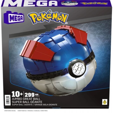 POKEMON JUMBO GREATBALL MEGA CONSTRUX 299PCS