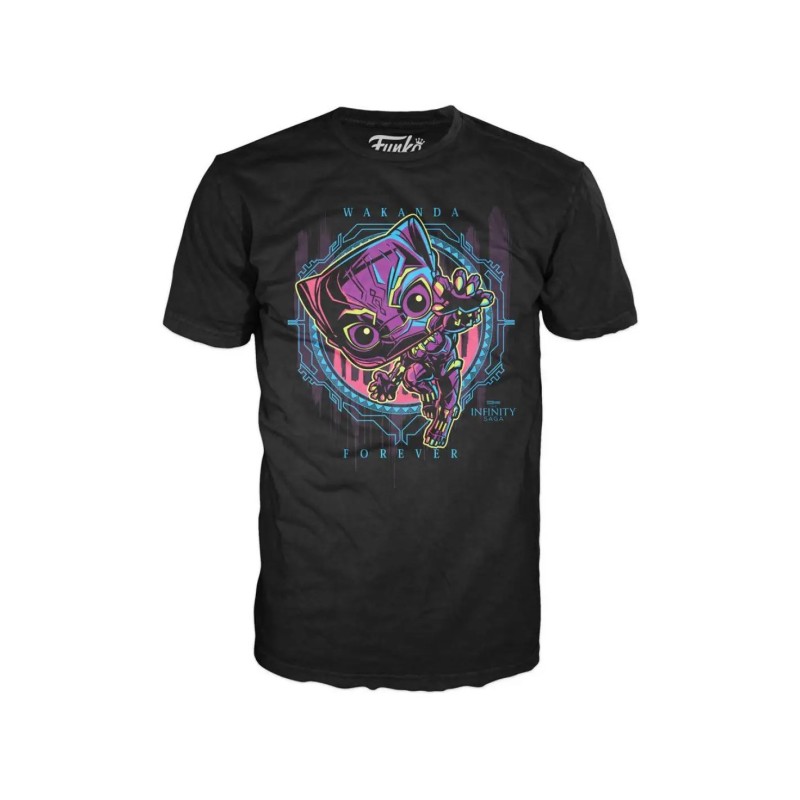 CAMISETA FUNKO BLACK PANTHER WAKANDA FOREVER