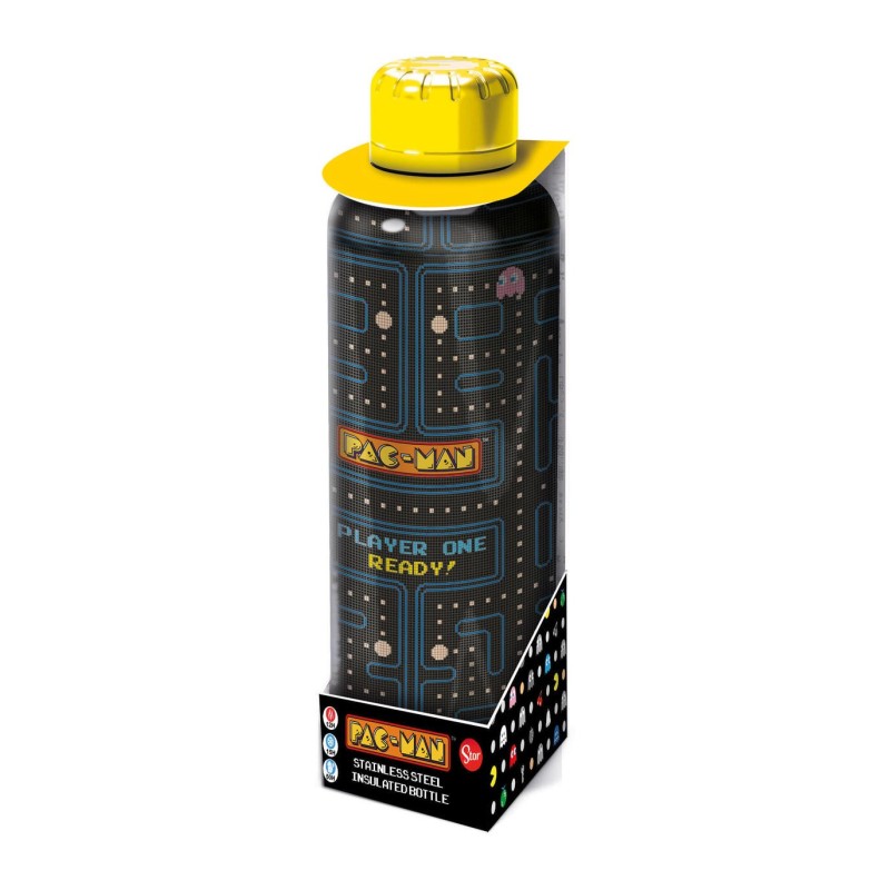 BOTELLA METALICA DE PAC-MAN
