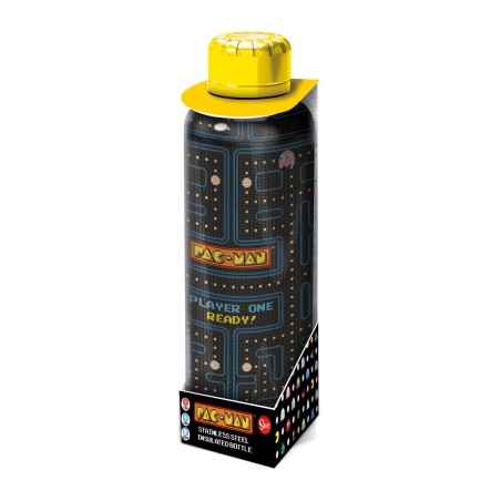 BOTELLA METALICA DE PAC-MAN