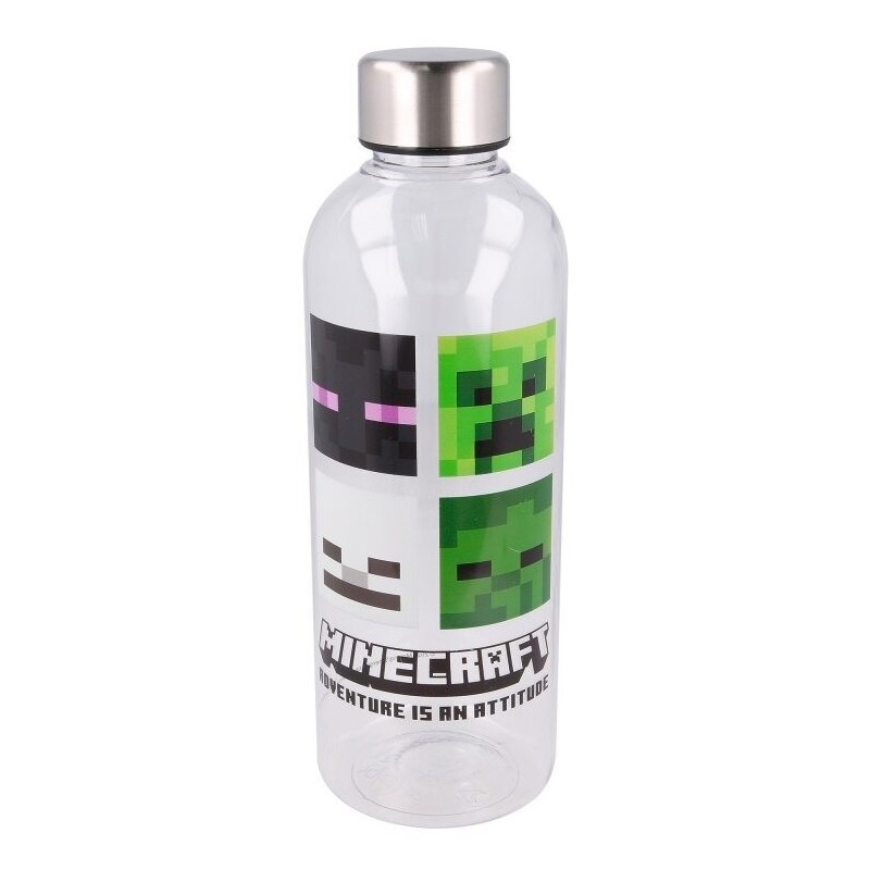BOTELLA PLASTICO MINECRAFT