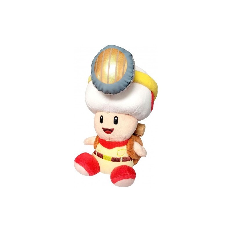 PELUCHE MARIO BROS (CAPTAIN TOAD SITTING) 20CM