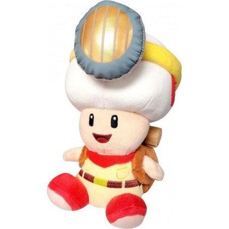PELUCHE MARIO BROS (CAPTAIN TOAD SITTING) 20CM