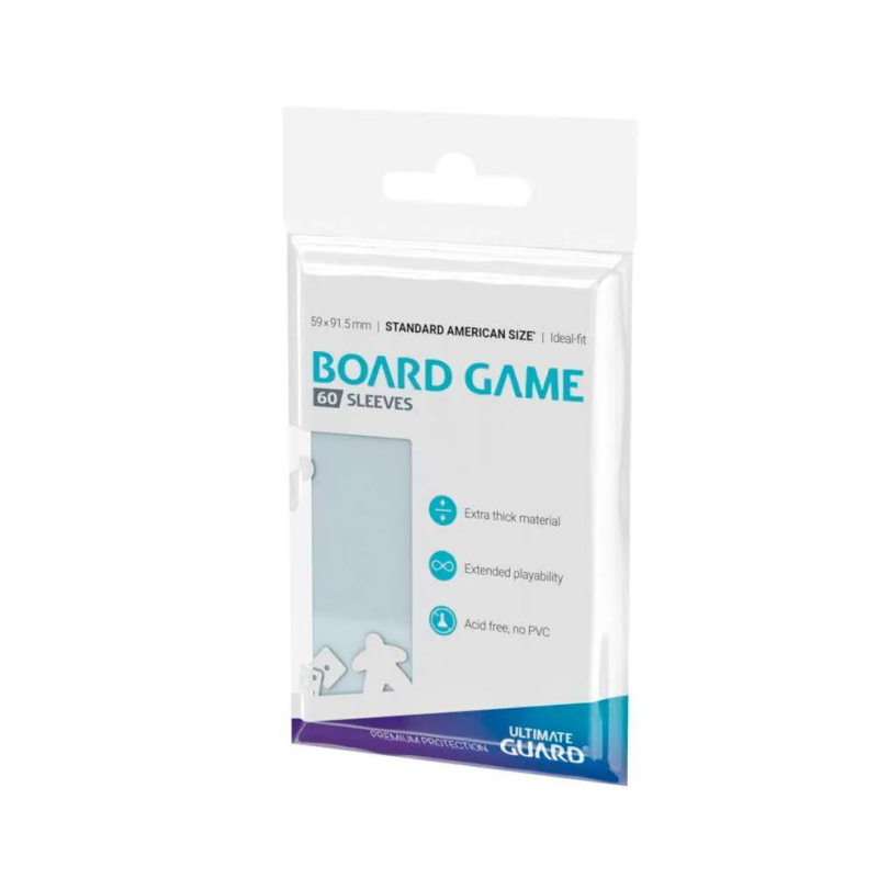 FUNDA CARTAS BOARD GAME 59X91.5MM STANDARD AMERICAN SIZE