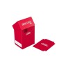 CAJA CARTAS DECK CASE 80+ ULTIMATE GUARD ROJO