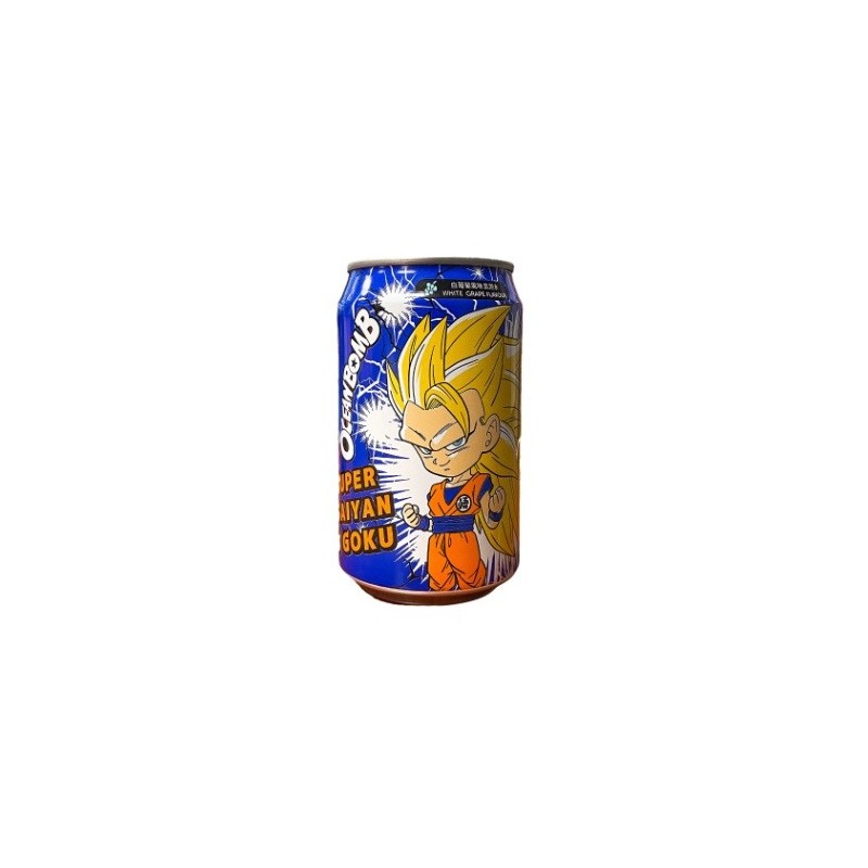 OCEAN BOMB BEBIDA DE UVAS BLANCAS EDICIÓN DRAGON BALL (GOKU SUPERSAIYAN) 330ML