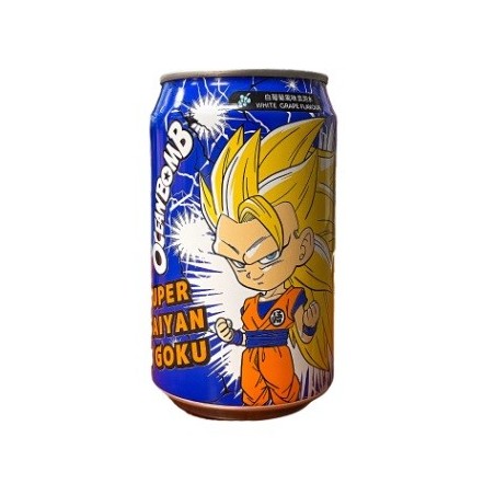 OCEAN BOMB BEBIDA DE UVAS BLANCAS EDICIÓN DRAGON BALL (GOKU SUPERSAIYAN) 330ML